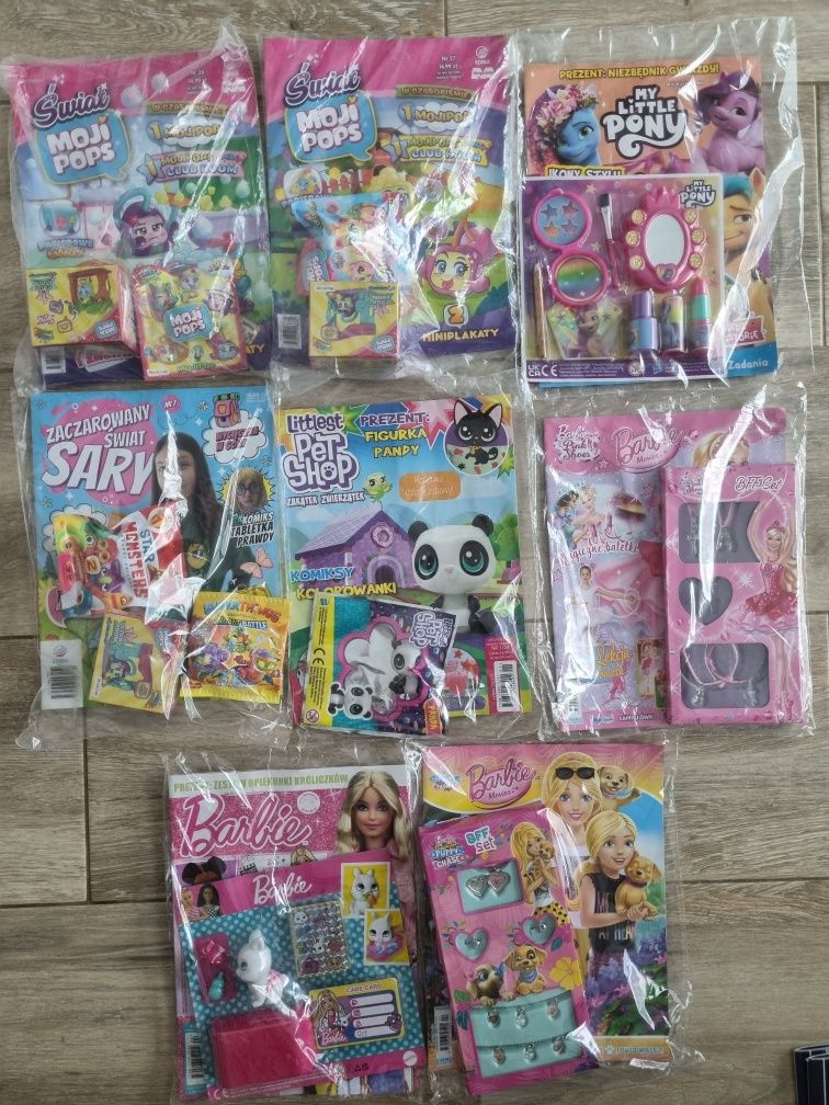Gazetki z prezentami dla dziewczynek