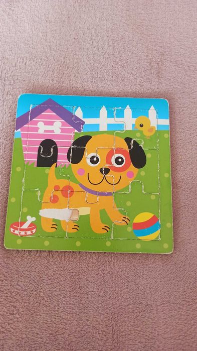 Puzzle piesek 9 elementów