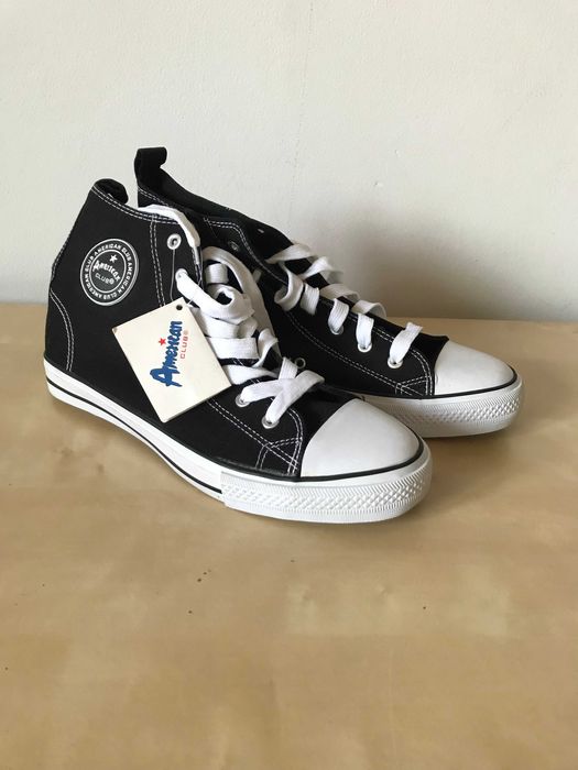 Trampki American Club r. 42 czarne wysokie tenisówki sneakersy CONVE