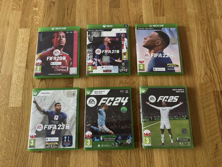 Kolekcja gier FIFA na Xbox One Series