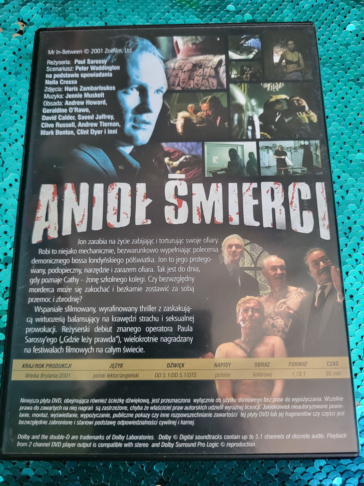 Film na Dvd Anioł Śmierci horror, film 18+