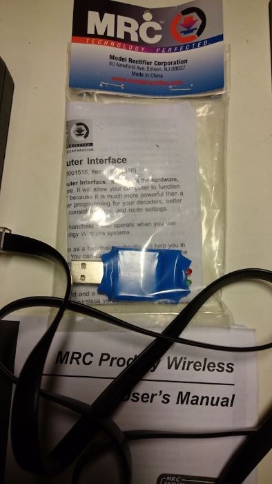 Цифровое управление железной дорогой MRC Prodigy Wireless DCC + USB