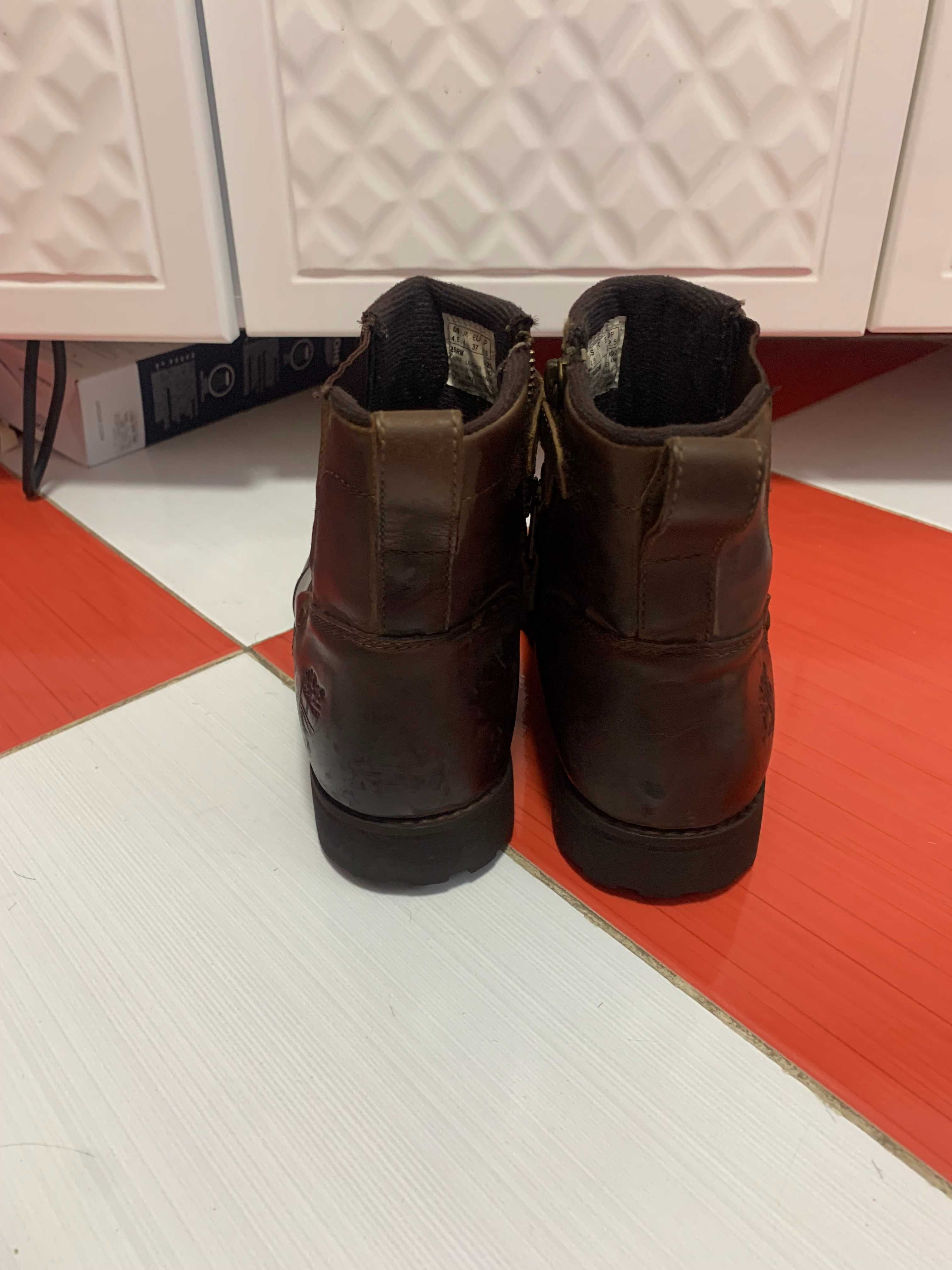 Стильные кожаные утепленные ботинки челси timberland /100% кожа