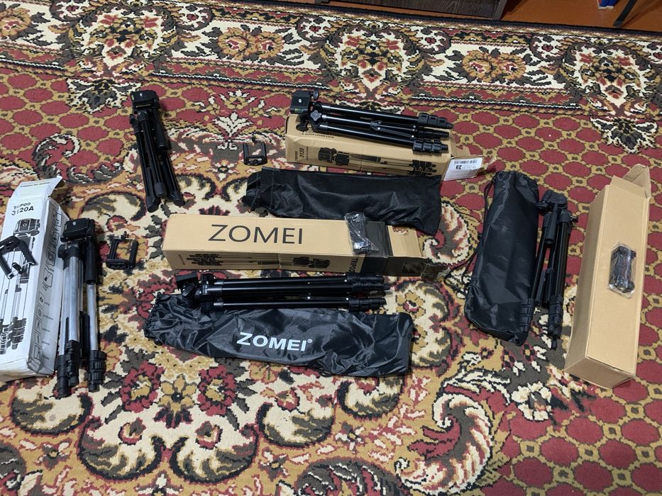 Трипод, тринога, штатив для зйомки на камеру, телефон, фотоапарат