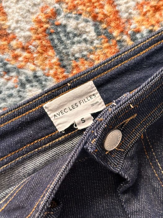 Avec Les Filles długa spódnica z dżinsu (denim skirt maxi) rozmiar S