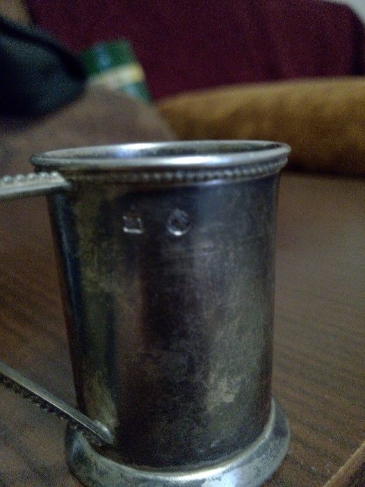 Антикварная серебряная кружка 19 век. Царская.