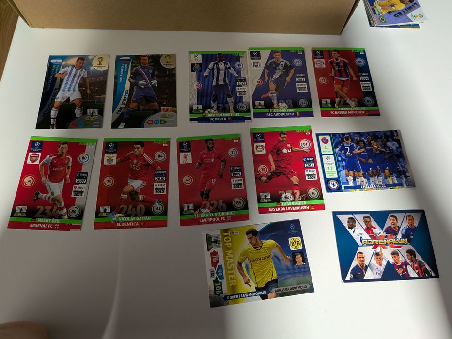 Karty World cup Brazil 2014 oraz LM 2014/15Limited edition Top master,