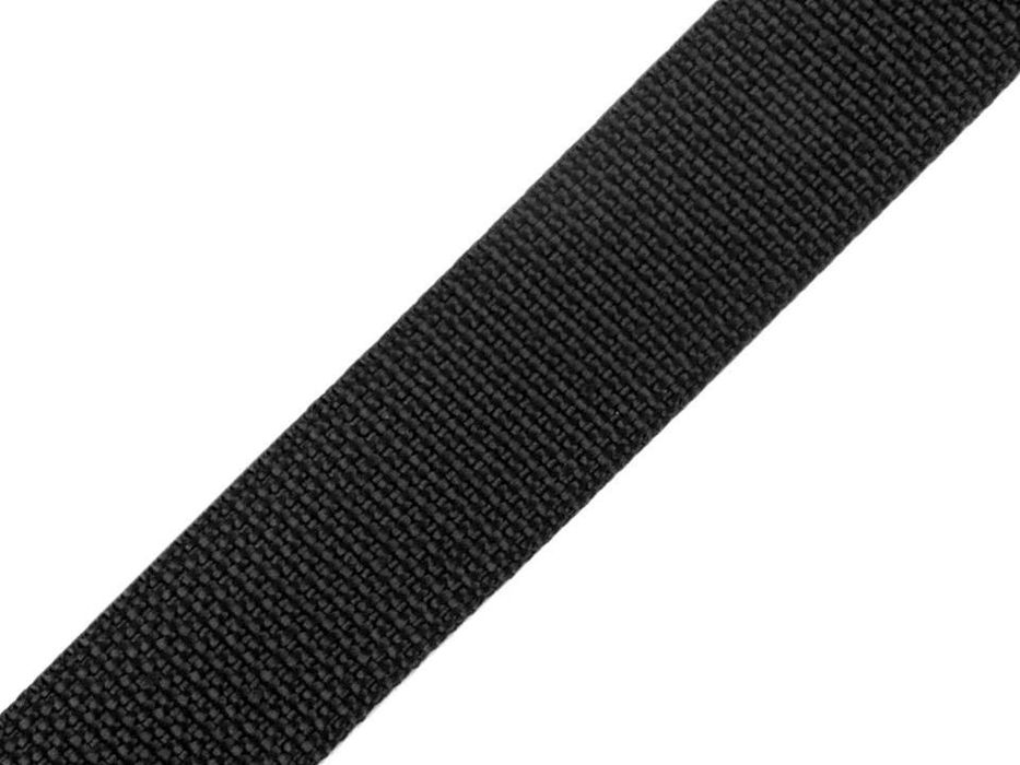 Taśma Nośna parciana kaletnicza 100 mm ( 1 mb ) Czarna