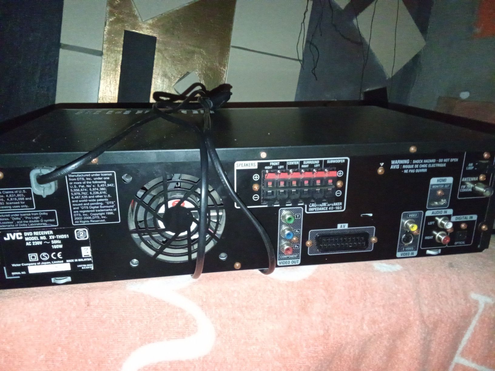 JVC XV-THD51 160W wzmak brak pilota.