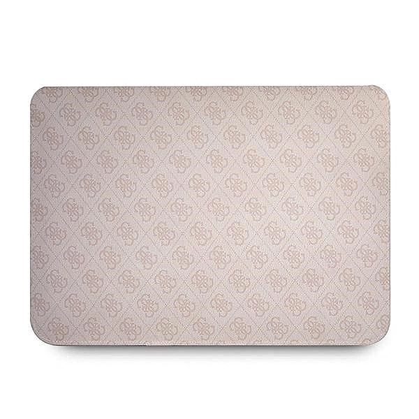 Pokrowiec na laptopa Guess 4G Big Logo Sleeve - różowy