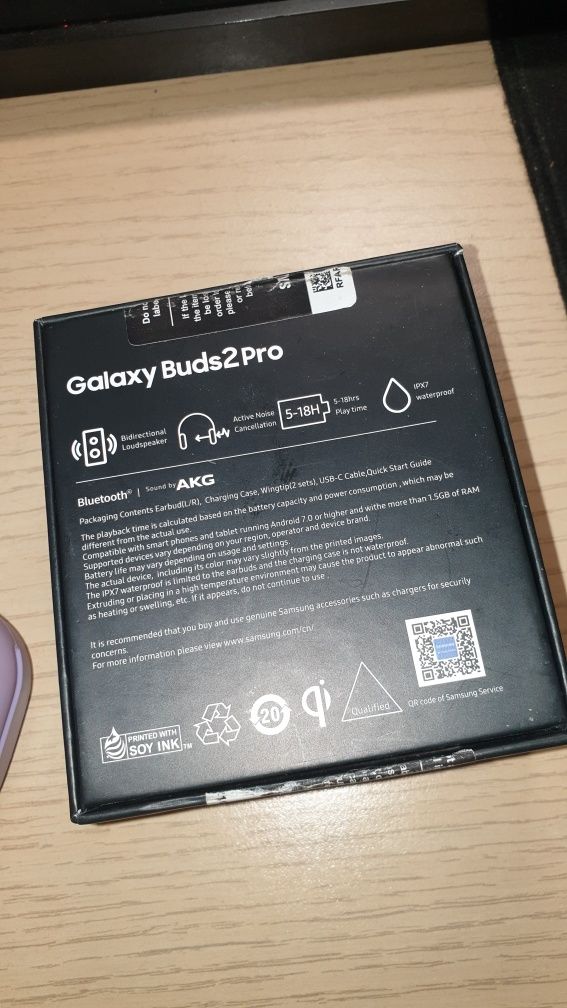 Наушники Galaxy Buds2 Pro Б/У полностью рабочие!