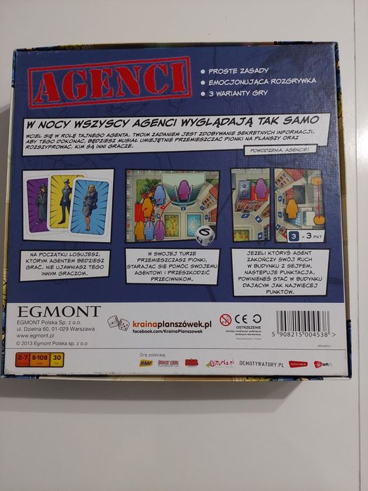 Agenci gra planszowa