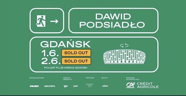 DAWID PODSIADŁO | VIP | 1.06.2024 | Gdańsk | Bilet | Bilety |