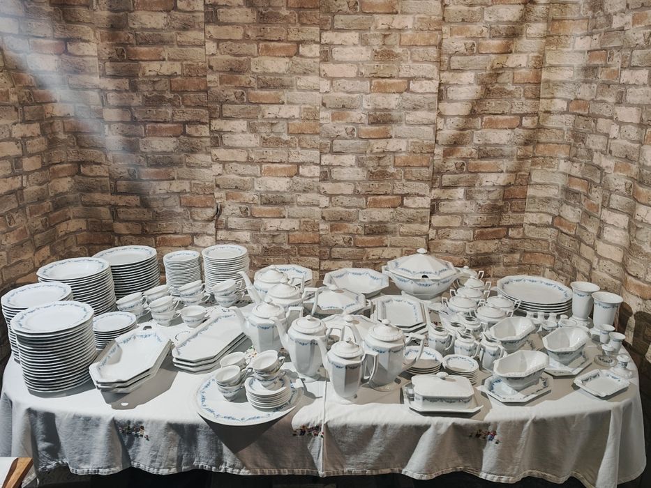 Ogromna kolekcja porcelany Rosenthal Maria rosekante blau 567 sztuki