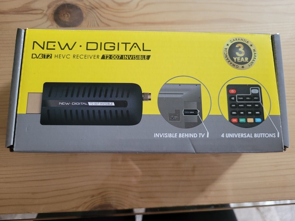 Nowy, paragon! Dekoder New Digital DVB-T2