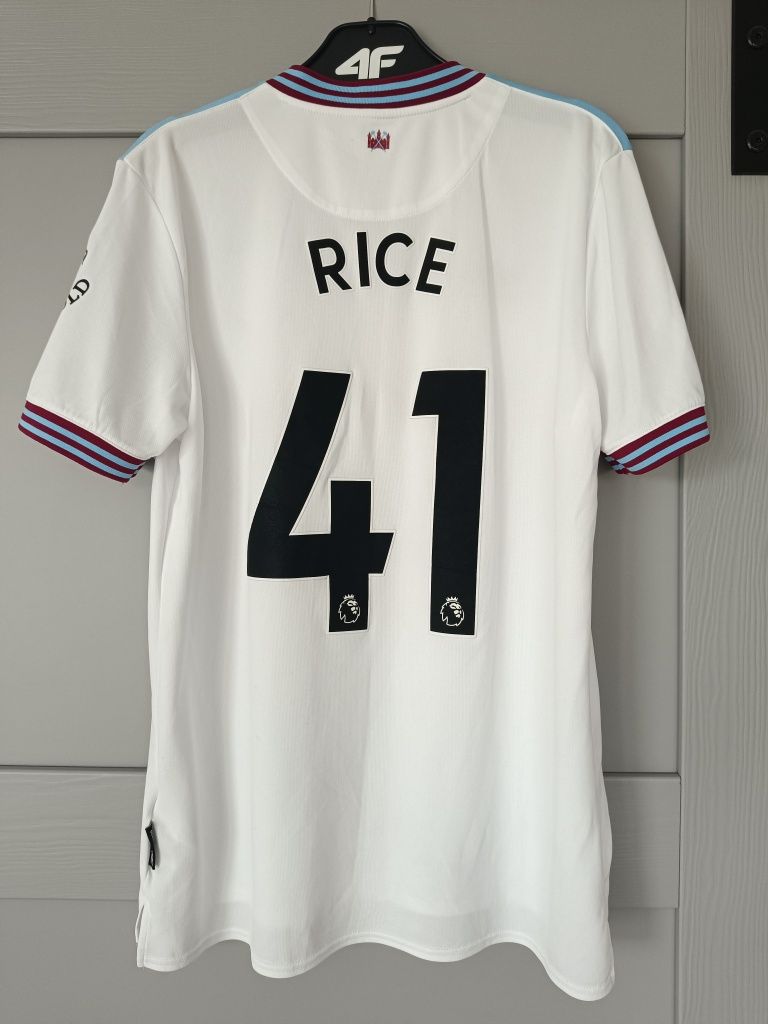 Koszulka West Ham United #41 Rice 2019/20 Away UMBRO Roz. L