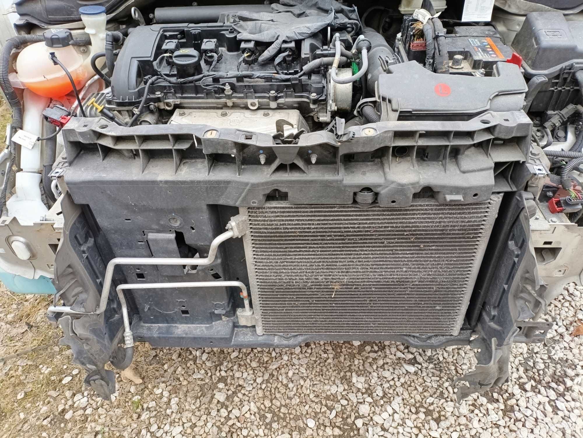 Peugeot 207 1.6VTi ETSC Części Zderzak Drzwi Lampa Lusterko Kierownica