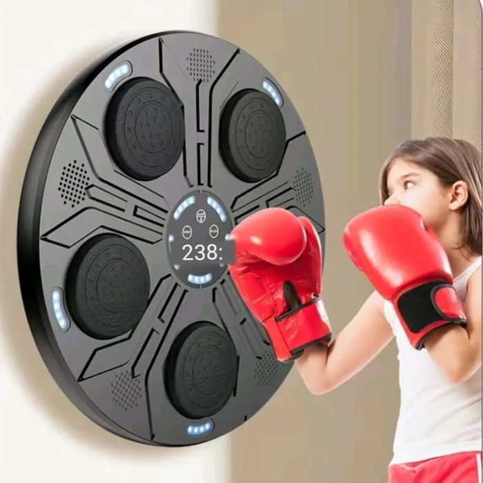 Настінний тренажер для боксу, Музична боксерська груша з рукавицям