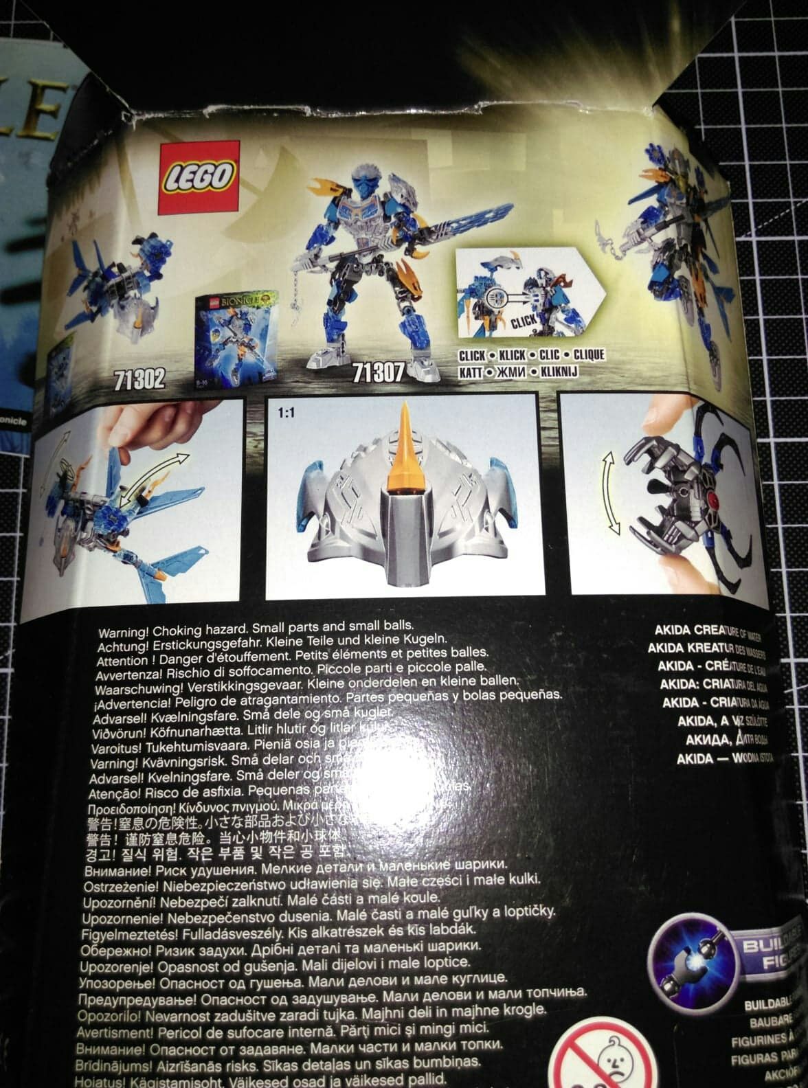 Lego Bionicle 71302 AKIDA Creature of Water