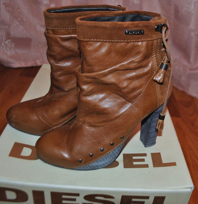 DIESEL Women's Nuit Ankle Boot Оригинал Натуральная кожа р.37,5-38