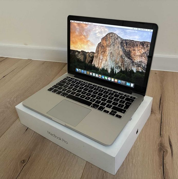 Laptop Apple Macbook 13 Pro A1502 i5 8GB SSD 120GB 2015r 225 cykli
