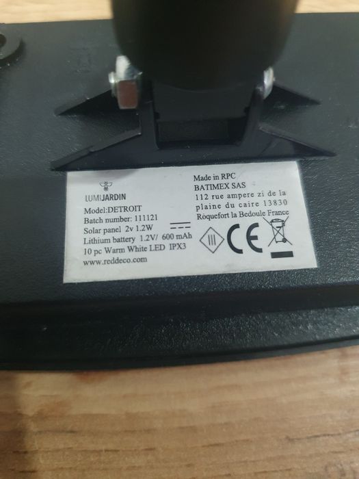 Girlanda Solarna Lumi Jardin Detroit 10Led