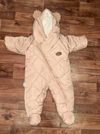 Дитячий зимовий комбінезон 68 розмір. Шапка та рукавички в подарунок.