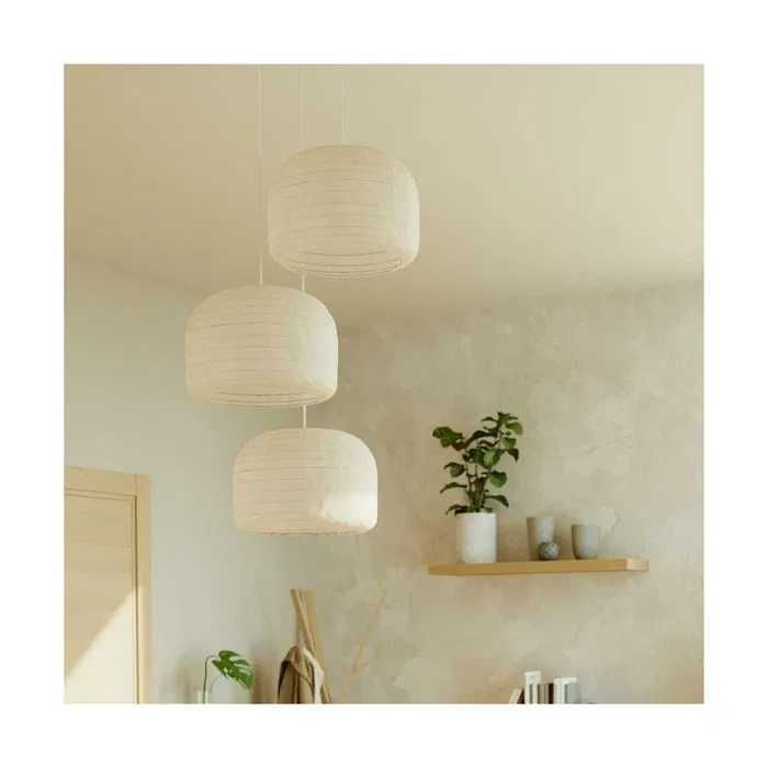 Nowa Lampa wisząca Linden beżowa 3 x E27 Inspire