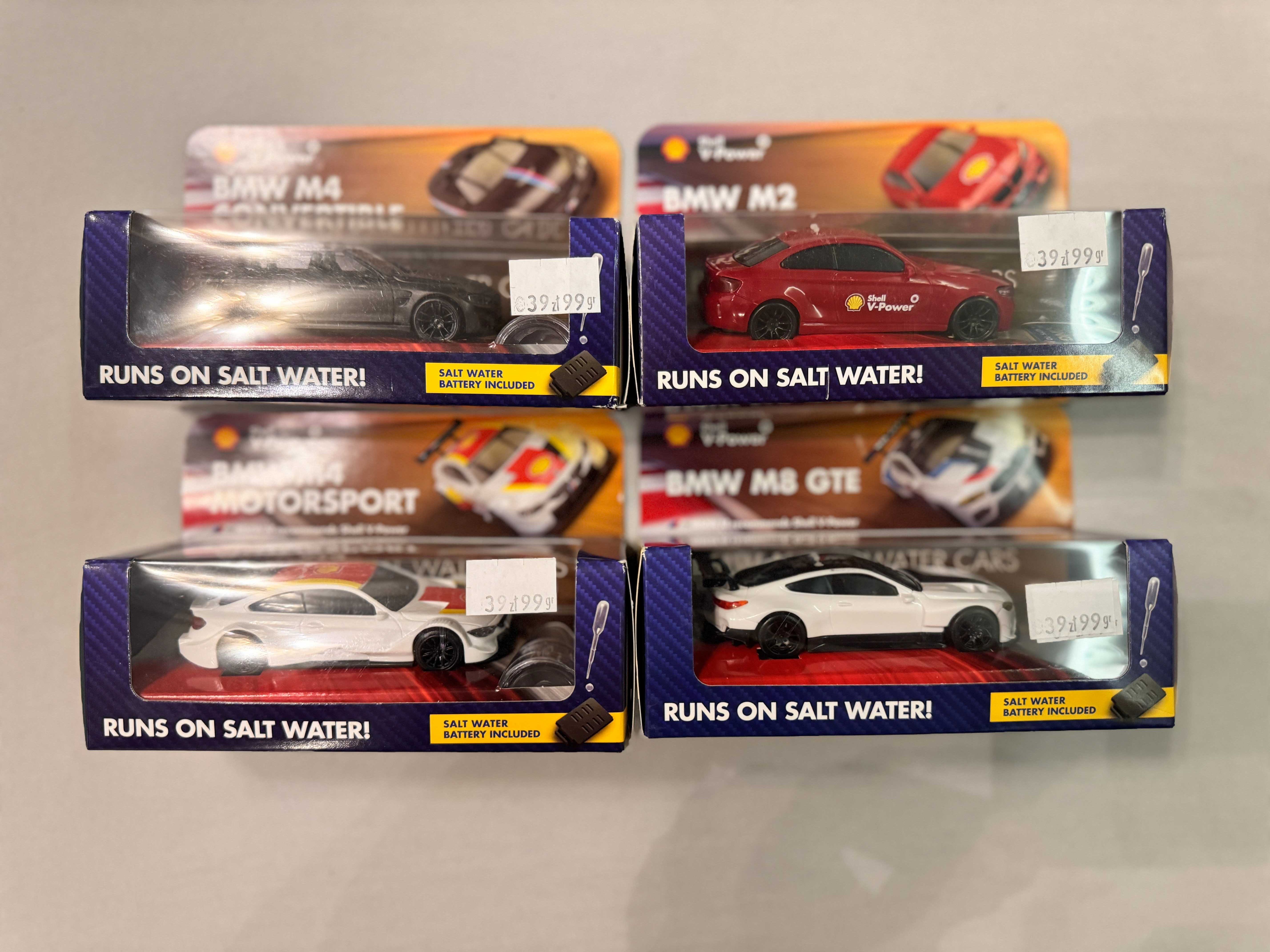 Bmw M4 napędzana wodą i solą Shell M power