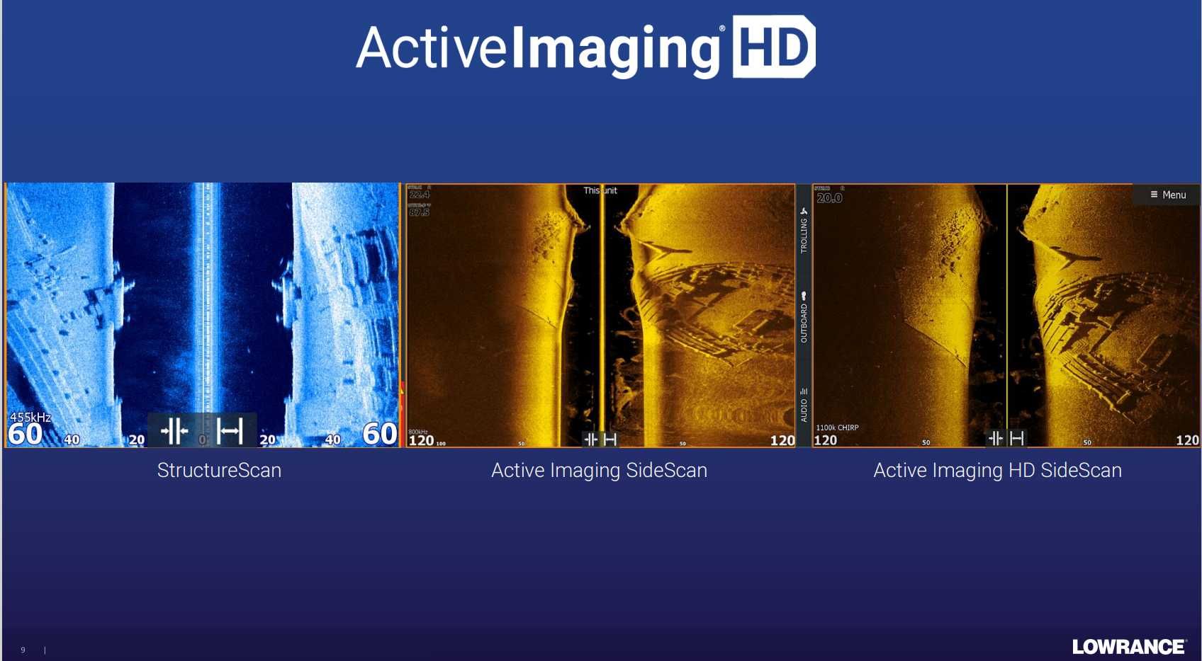 Lowrance HDS PRO 9, 10, 12, 16 Active Imaging HD 3w1 HD 1,2hz