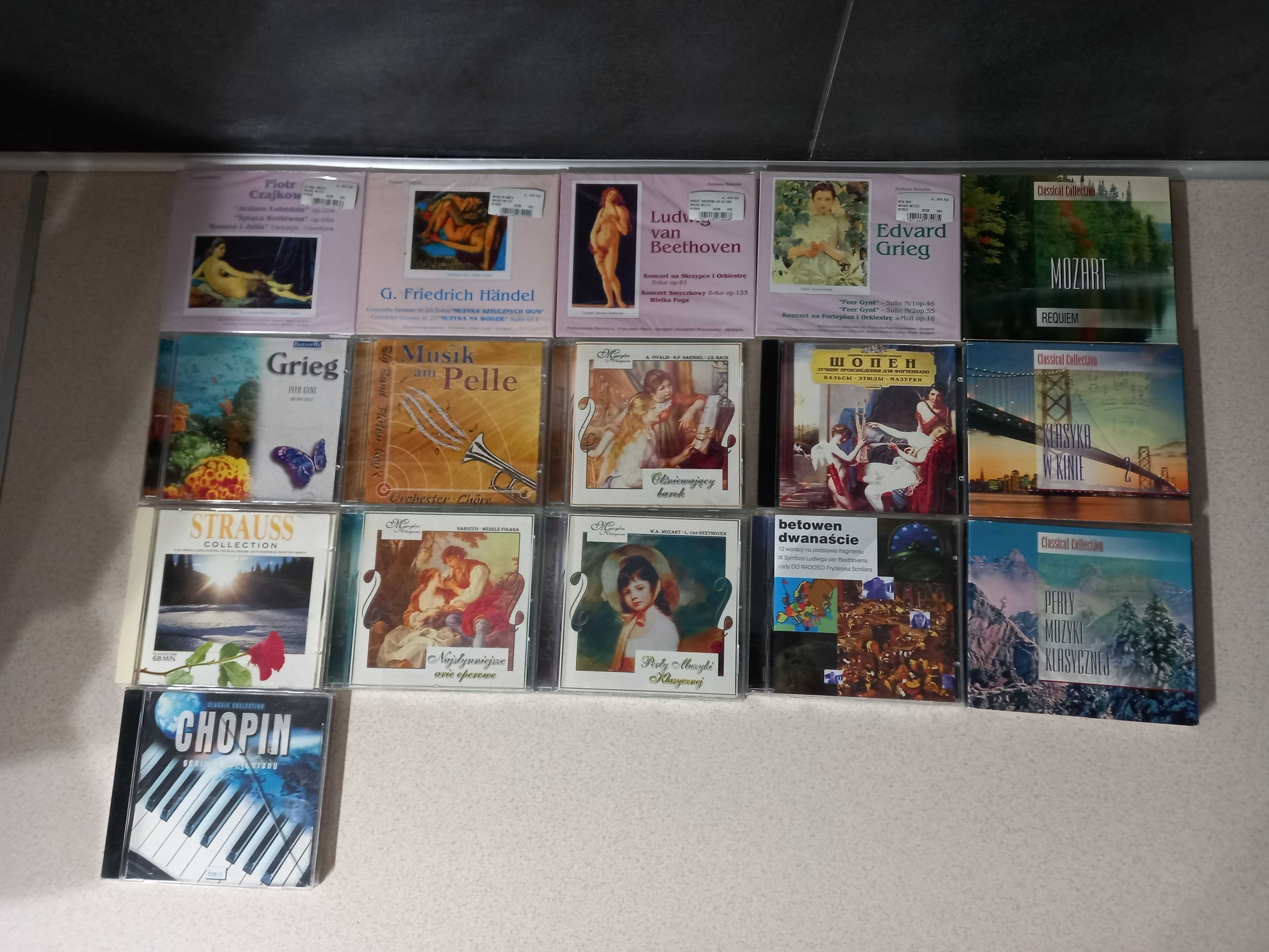 Zestaw płyt CD z muzyką klasyczną 16szt