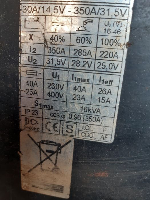 Spawarka migomat Lincoln bester 350C PRO