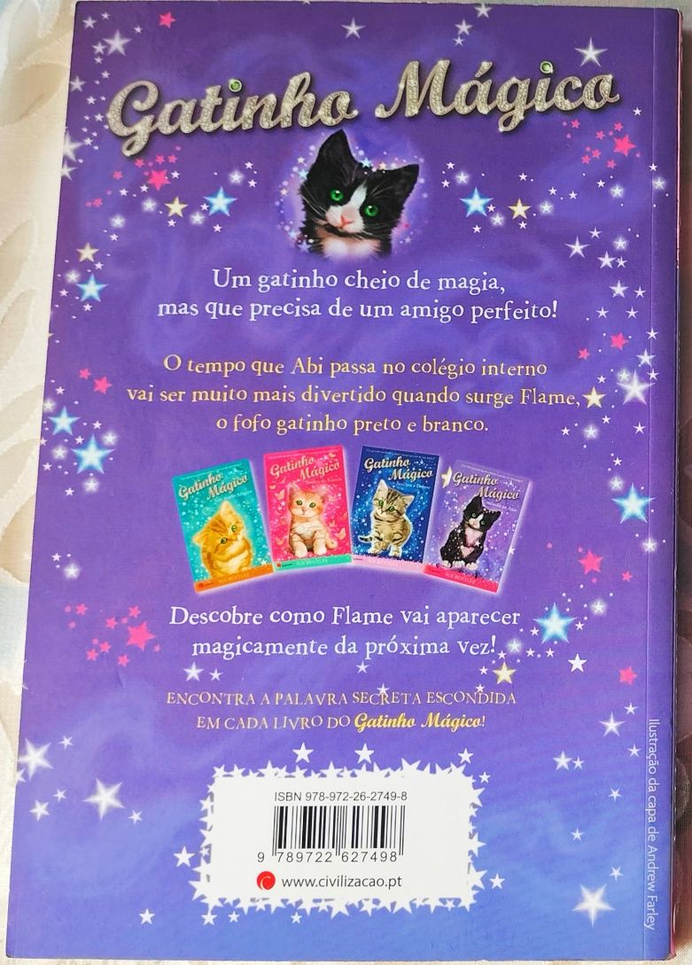 Livros da coleção "Gatinho Mágico", de Sue Bentley