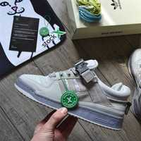 Чоловічі кросівки adidas x Bad Bunny Forum Buckle Low 'Orbit Gray'