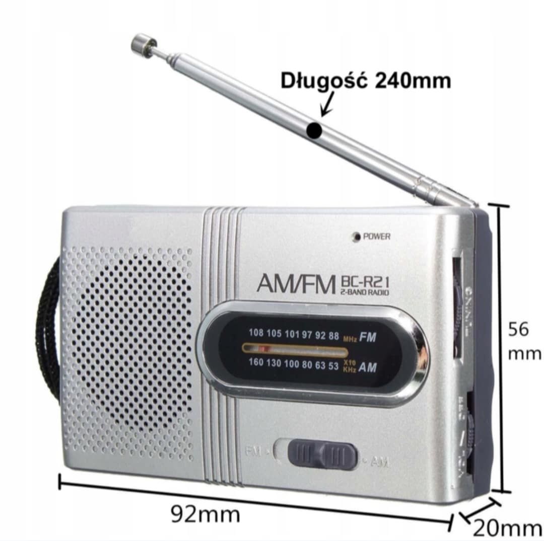 Przenośne kieszonkowe mini radio