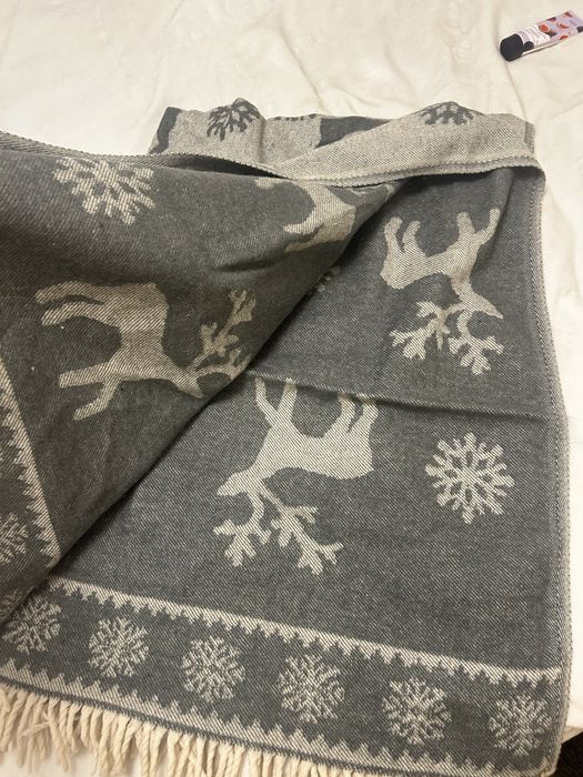 Плед шерстяной ТМ Vladi ONTARIO Олені (Норвегія)