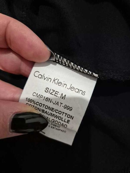 Czarna koszulka męska Calvin Klein Jeans