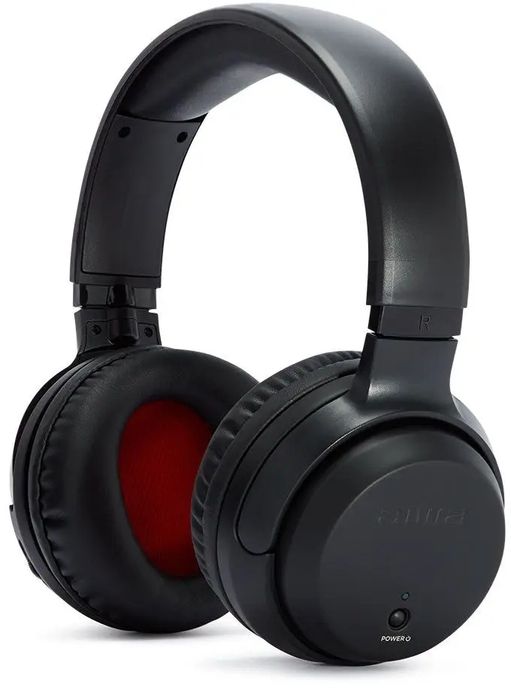 outlet słuchawki nauszne aiwa whf-880 czarny zasięg 100m