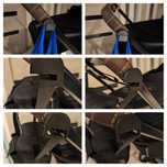 Uchwyt CYBEX. Zestaw uchwytów do wózków Cybex. 6 sztuk. Czarne