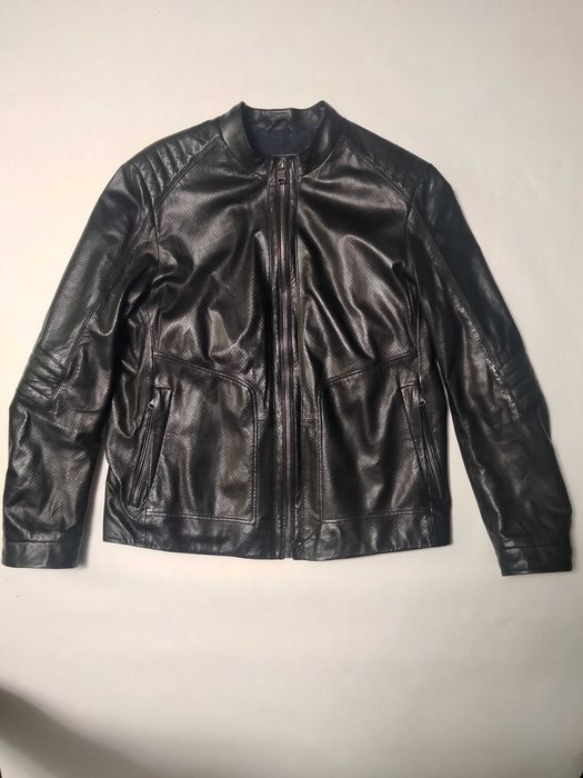 !орігінал! Hugo Boss x Mercedes Benz AMG Petronas F1 Leather Jacket