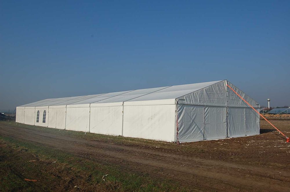 Hala namiotowa 10x25m, Pol-Plan, hala imprezova, hala magazynowa