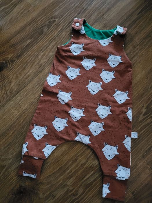 Rampers dla dziewczynki liski jak 68 handmade