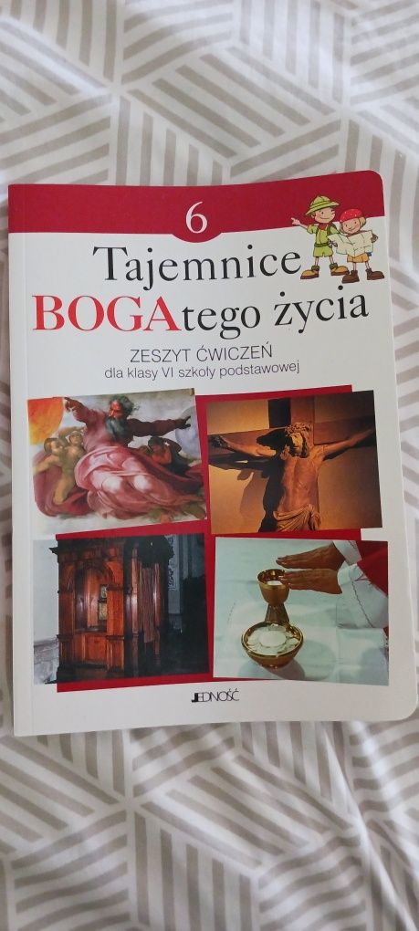 Zeszyt ćwiczeń do religii tajemnice BOGAtego życia dla klasy 6