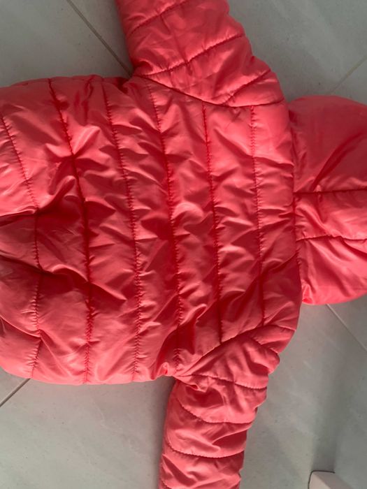 ciepła kurteczka na puszku dla maluszka 80cm