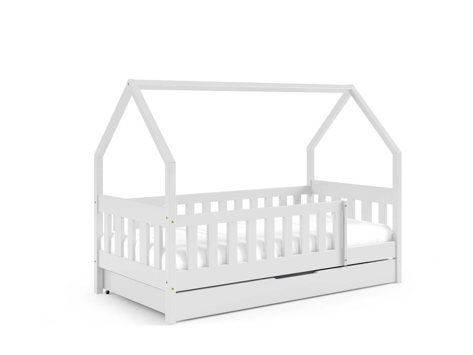 Łóżeczko dla dziecka w stylu skandynawskim - materac