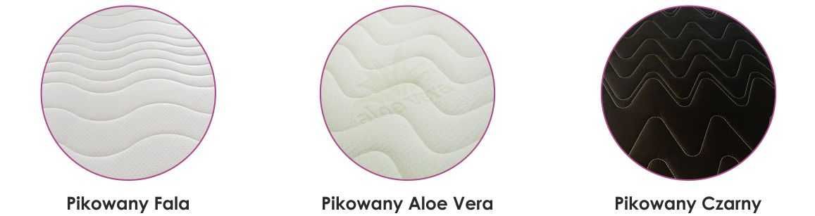 Materac piankowy Aloe Vera 140x200x10cm H3 średniotwardy