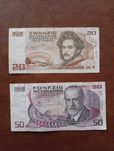 Banknoty i monety Austria.