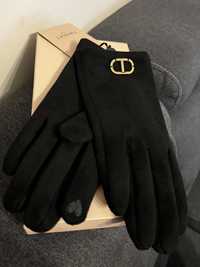 Nowe rękawiczki Twinset czarne