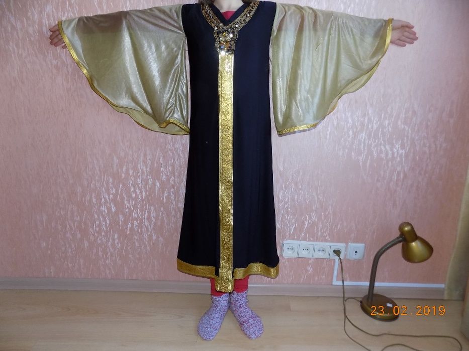 Платье для восточных танцев фольклор саиди халиджи рост 130-140