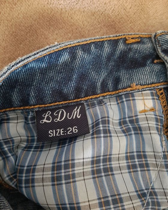 Сині джинси моми Mom